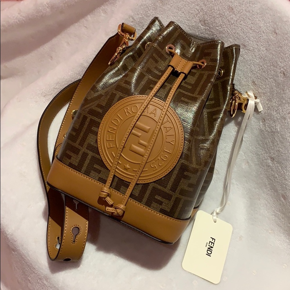 ‼️FENDI Mon Tresor Coated Canvas Bucket Bag‼️